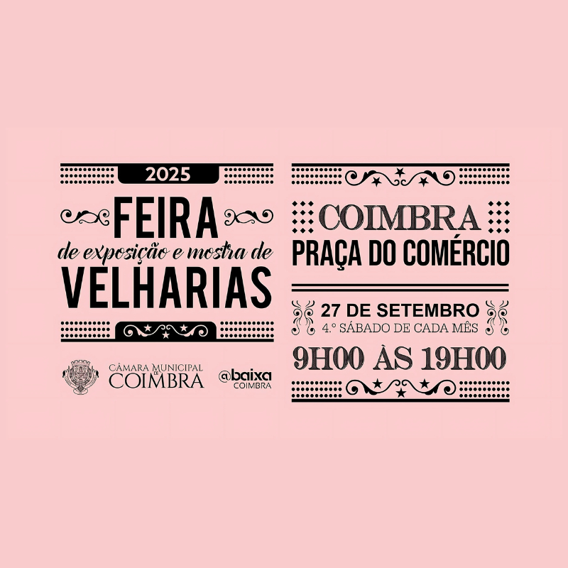 Feira de Velharias regressa sábado à Praça do Comércio