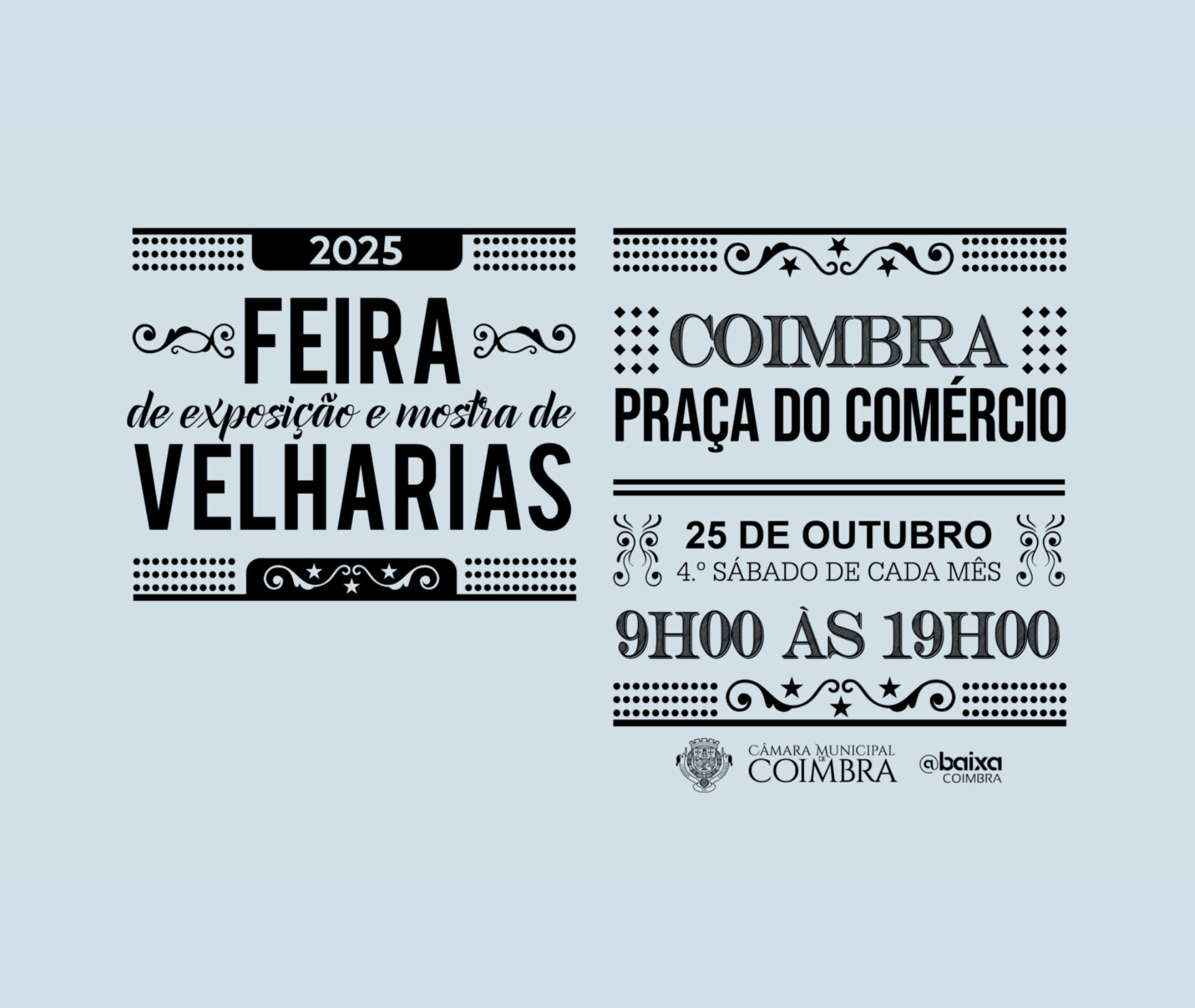 Feira de Velharias realiza-se este sábado na Praça do Comércio