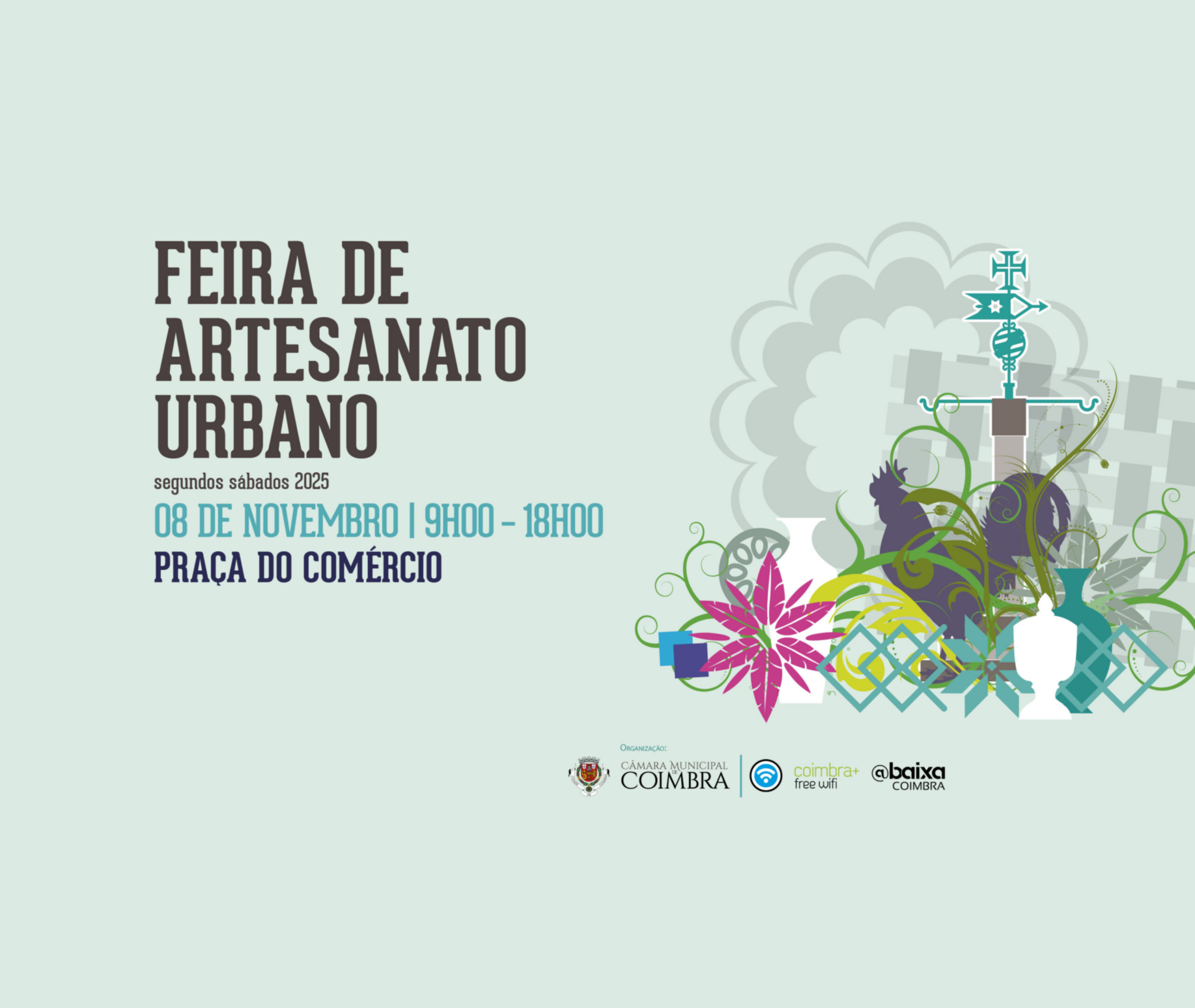 Feira de Artesanato Urbano regressa este sábado à Praça do Comércio